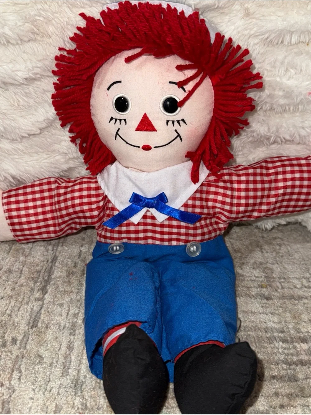 Raggedy Andy 10” doll vintage